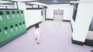 Naked Risk 3D [Hentai game PornPlay ] Exhibition simulation in public building - 2 image