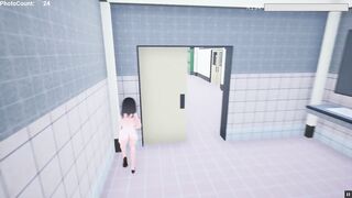 Naked Risk 3D [Hentai game PornPlay ] Exhibition simulation in public building - 9 image