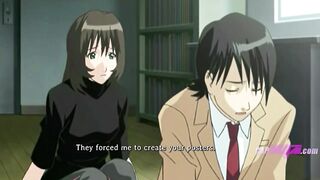 Busty Teacher Gets Destroyed By Students - Uncensored Hentai With Subtitles - 3 image