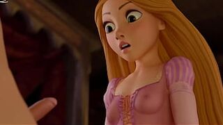 Rapunzel Give A Incredible Blowjob Small Cock - Hentai Uncensored - 1 image