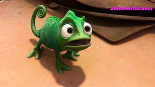 Rapunzel Give A Incredible Blowjob Small Cock - Hentai Uncensored - 2 image