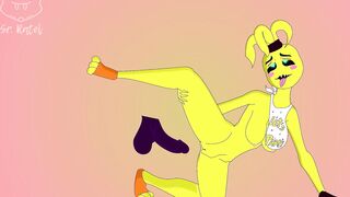 Animation Hentai Sexy Toy Girl FNAF fucking and riding Five Nights At Freddys - 4 image