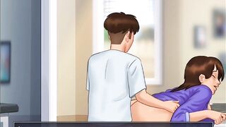 Summertime Saga #46 - Morning SEX With MILF Landlady - 10 image