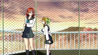 Hentai lesbian school girls have sex at school - 4 image