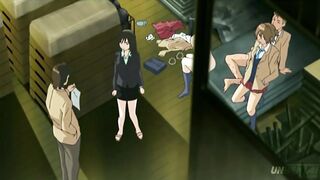 Futanari Student Caught Fucking at the College - Hentai Uncensored - 3 image