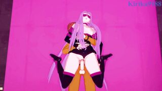 Sakura Matou and Rider and Shirou Emiya intense sex. - Fate/stay night Hentai - 10 image