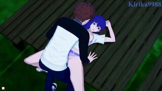 Sakura Matou and Rider and Shirou Emiya intense sex. - Fate/stay night Hentai - 6 image