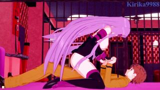 Sakura Matou and Rider and Shirou Emiya intense sex. - Fate/stay night Hentai - 8 image