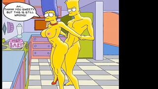 Anal Housewife Marge Moans With Pleasure As Hot Cum Fills Her Ass And Squirts In All Directions / Hentai / Uncensored / Toons / Anime - 6 image