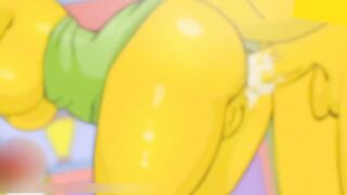 Anal Housewife Marge Moans With Pleasure As Hot Cum Fills Her Ass And Squirts In All Directions / Hentai / Uncensored / Toons / Anime - 8 image
