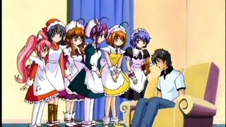 Filthy anime fuck teen babes in MFF threesome - 1 image