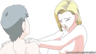 Dragon Ball Z XXX Porn Parody - Android 18 Animation DEMO (Hard Sex) ( Anime Hentai) - 4 image