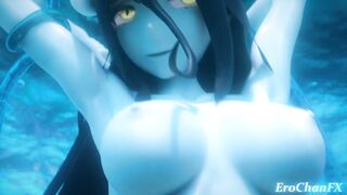 Overlord Albedo takes a few rods inside Underwater version - 10 image