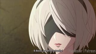 2B being fucked by 9s - 1 image