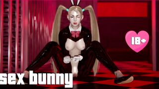 The rabbit jumps on his dick l 3d SFM hentai - 10 image