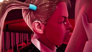 The rabbit jumps on his dick l 3d SFM hentai - 2 image