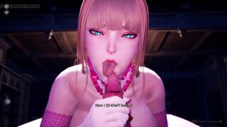 3D Hentai Big tits sister cowgirl and blowjob face: Hero journey - 8 image