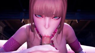 3D Hentai Big tits sister cowgirl and blowjob face: Hero journey - 9 image