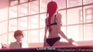 Makima Gives Denji a "reward"! (Chainsaw Man) (AI Upscaled 60FPS) - 5 image