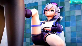 Stepsister caught while masturbating - 2 image