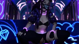 3D Hentai: LoL League of Legends Compilation with Ahri Akali - 2 image