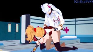 Setsuko Ohara and Excellen Browning and Ruri Hoshino intense futanari sex. - Super Robot Wars Z & IMPACT & Martian Successor Nadesico Hentai - 9 image