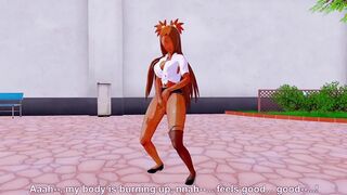 Chocho teacher cosplay big ass animation koikatsu hentai game - 3 image