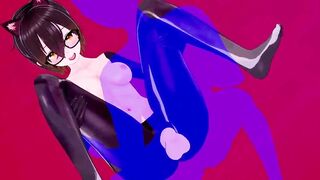 Roboco-san and Uruha Rusia intense sex. - Hololive VTuber Hentai - 3 image