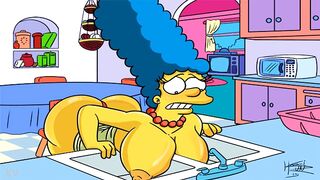 The Simpsons Hentai - Marge Sexy (GIF) - 2 image
