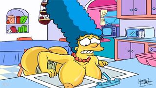 The Simpsons Hentai - Marge Sexy (GIF) - 7 image