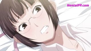 Secretary Brunette MILF Get Fucked With Blond Boy - Hentai - 3 image