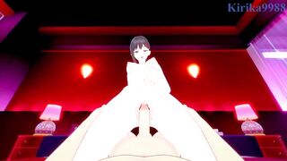 Kobeni Higashiyama and Makima intense sex. - Chainsaw Man Hentai - 3 image