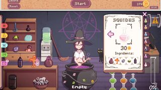 Part Time Witch hentai game gameplay pixelart - 6 image