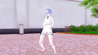 Rem apron big ass animation 3d hentai koikatu game - 3 image