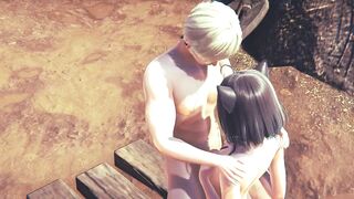 Hentai Uncensored 3D - Kitty boobjob and fucked with creampie - Japanese Asian Manga Anime Game Porn - 8 image