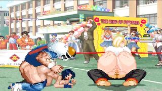 [HENTAI MUGEN] Brian Battler and Kim Dong Hwan meets Power Girl and Raven - 10 image