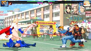 [HENTAI MUGEN] Brian Battler and Kim Dong Hwan meets Power Girl and Raven - 4 image