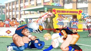 [HENTAI MUGEN] Brian Battler and Kim Dong Hwan meets Power Girl and Raven - 5 image