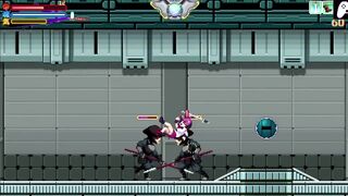 Samurai Sacrament |Stage 2| Woman with sword fails her mission by getting her anus drilled by monsters with powerful cock ready to cum | Hentai Game Gameplay |P2 - 3 image