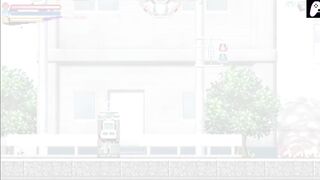 Samurai Sacrament |Stage 2| Woman with sword fails her mission by getting her anus drilled by monsters with powerful cock ready to cum | Hentai Game Gameplay |P2 - 7 image