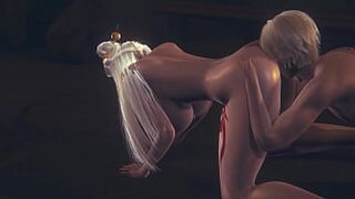 Genshin Impact Hentai - Ningguang Hardsex uncensored - Japanese Asian Manga Anime Game Porn - 1 image