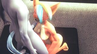 Furry Hentai - Foxy fucked with multiple cums - Japanese Asian Manga Anime Film Game Porn