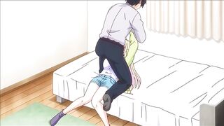 Blonde Stepsister Need To Suck Senpai Cock To Escape - Anime Hentai - 10 image