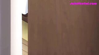 Blonde Stepsister Need To Suck Senpai Cock To Escape - Anime Hentai - 4 image