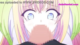 Blonde Stepsister Need To Suck Senpai Cock To Escape - Anime Hentai - 7 image