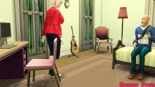 Anime ecchi Cap 3 Master roshi meets his new friend sakura and went to her room to fix her pc and ends up fixing her ass by giving it hard - 2 image