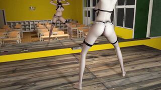3D Super Hot Dance Teacher with Huge Natural Tits Cheating in the Classroom - 2 image