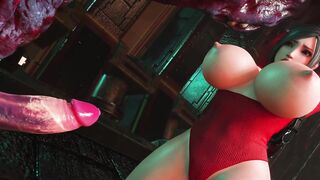 Busty Brunette 3D Babe Rae Fucked in the Ass by Big Cock Monster - 3 image