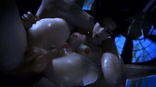 3d Hentai sex on the beach!