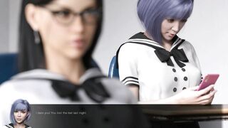 Enlargements Episode 1 - Part 4 - My Lesbian School Girl Girlfriend! By LoveSkySan69 - 2 image